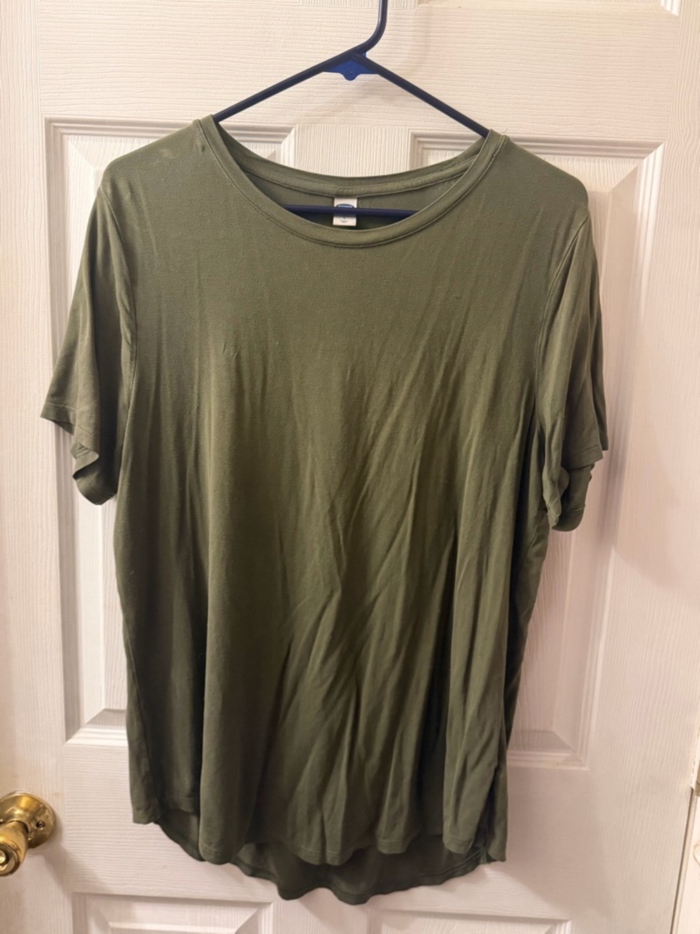 Women’s Olive Green Crew Neck T-Shirt